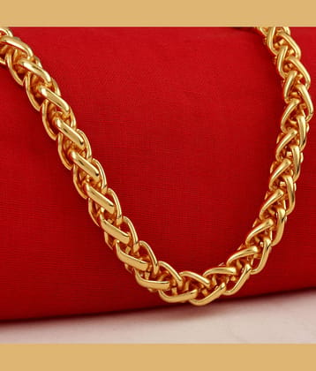 FASHION FRILL Gold Plated Brass Chain ( Pack of 1 )
