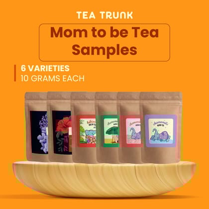 Mom-to-be Tea Samples-6 X 10gms Loose Tea Packs