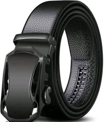 Classic World - Black Synthetic Men's Formal Belt ( Pack of 1 )