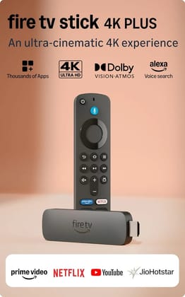 Amazon Fire TV Stick 4K Plus (newest model), Alexa Voice Search, Cinematic 4K streaming with HDR10+, Wi-Fi 6, Dolby Vision/Atmos Amazon Fire TV Stick 4K Plus (newest model), Alexa Voice Search, Cinematic 4K streaming with HDR10+, Wi-Fi 6, Dolby Vision/Atmos