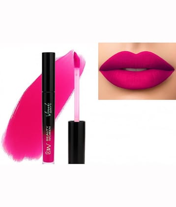 Beauty Women Pink Matte Long Lasting Liquid Lipstick ( Pack of 1 )