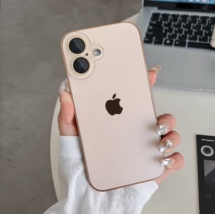 iPhone 16 Elite Fiber Glass Camera Protection Case-Gold