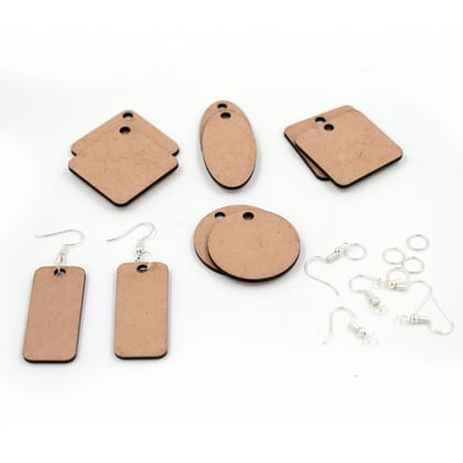 IVEI DIY MDF Earrings - Set of 5-Basic