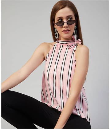 Chimpaaanzee Women's Crepe Regular Top ( Pink )