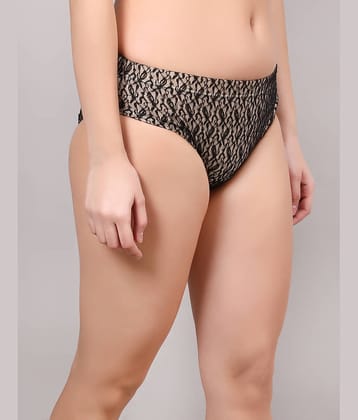 VEE SAA Pack of 3 Cotton Briefs For Women ( Black )