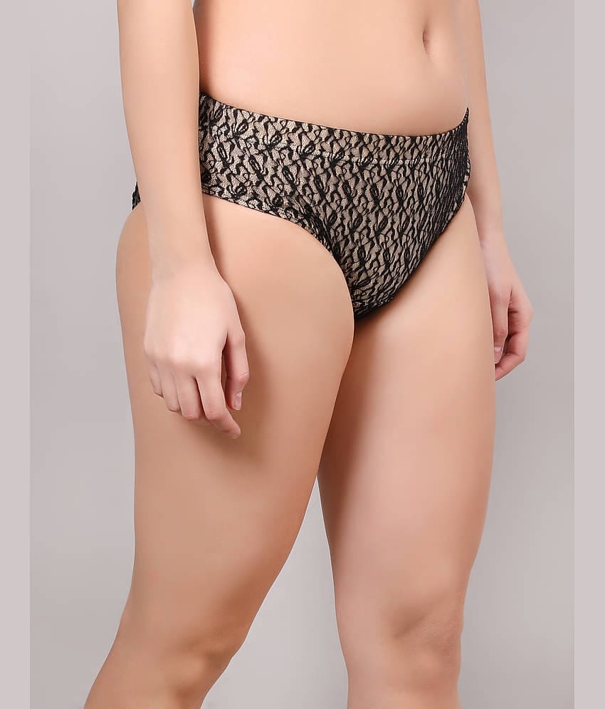 VEE SAA Pack of 3 Cotton Briefs For Women ( Black )