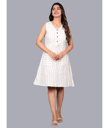 QuaClo - Multicolor Cotton Women's A-line Dress ( Pack of 1 )