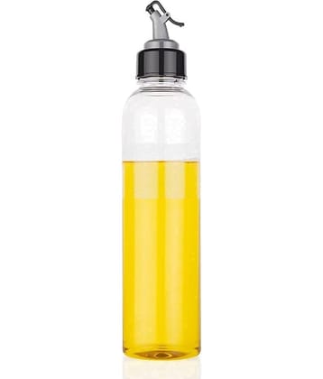 KAREBEAUTY Transparent Plastic 1 Litre Cooking Oil Dispenser Bottle ( Set of 1 )