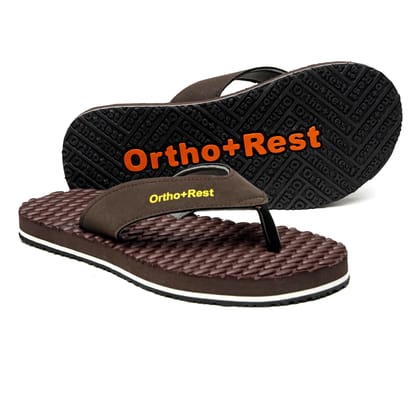 Ortho + Rest Men's Comfortable Extra Soft Ortho Doctor Slippers - M556 (Color - Black) by Pee Aar Industries Ortho + Rest Men's Comfortable Extra Soft Ortho Doctor Slippers - M556 (Color - Black) by Pee Aar Industries