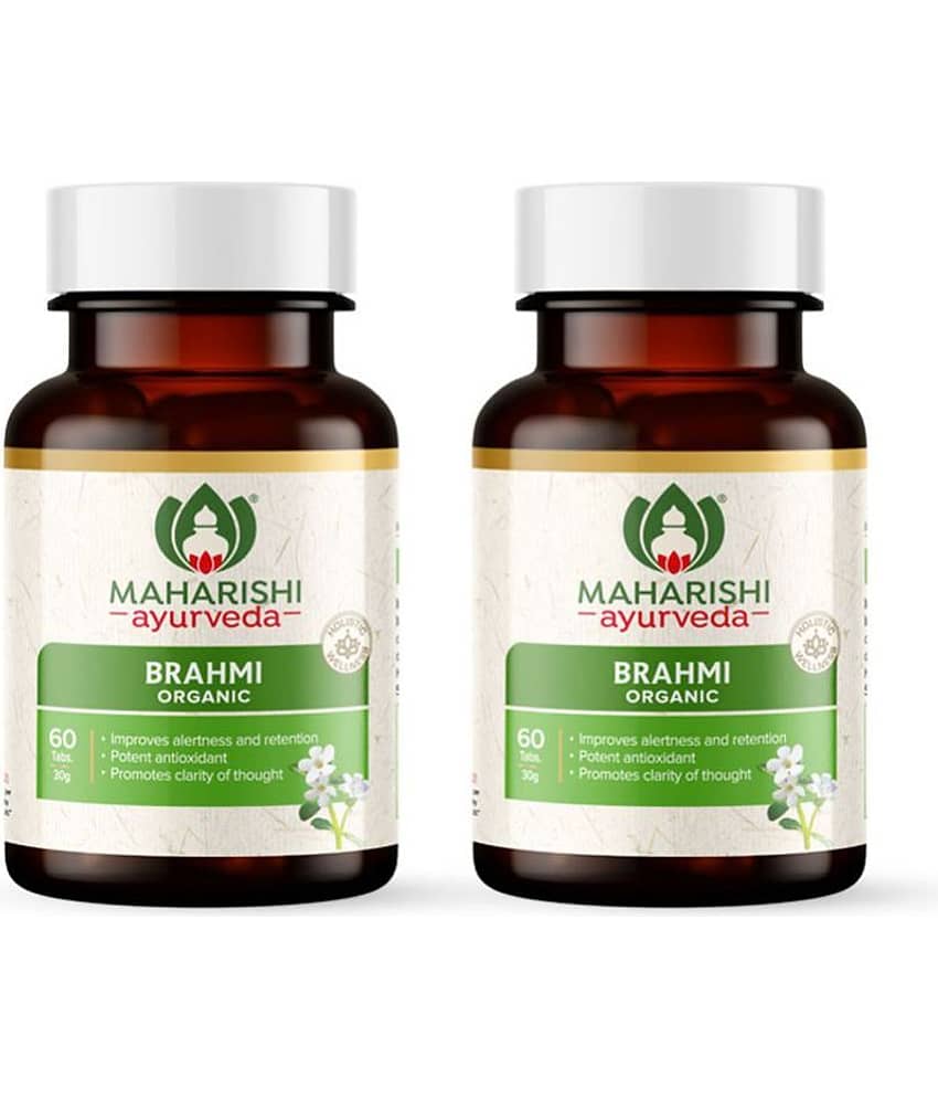 Maharishi Ayurveda Organic Brahmi Tablet 120 No.S Pack of 2