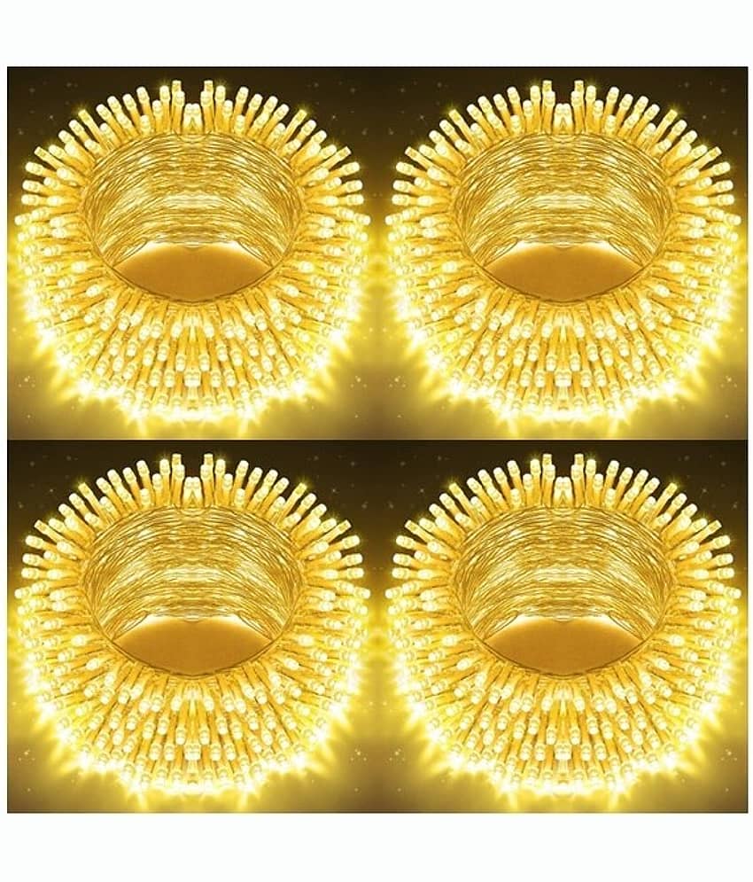 Spark World Yellow 11 Mtr String Light ( Pack of 4 )