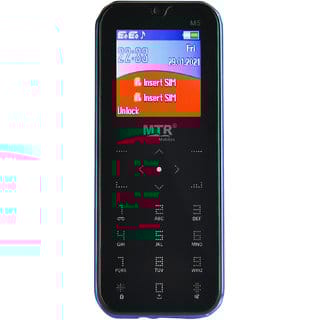 MTR M5 Bluetooth Dialer Mobile with Dual SimDual StandbyCameraMp3 PlayerFlash Light