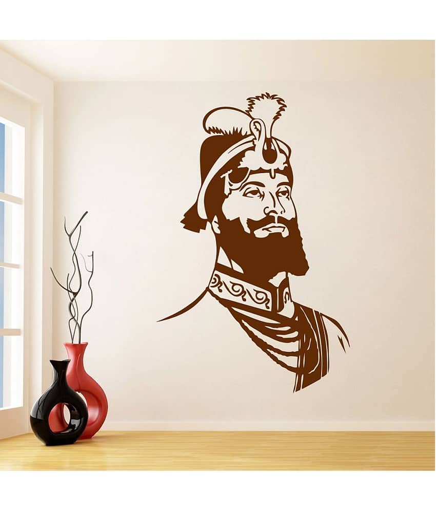 Decor Villa Guru Gobind Ji PVC Wall Stickers