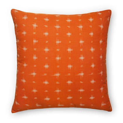 Cotton Ikat Cushion Cover 18x18 Inches Pack of 1