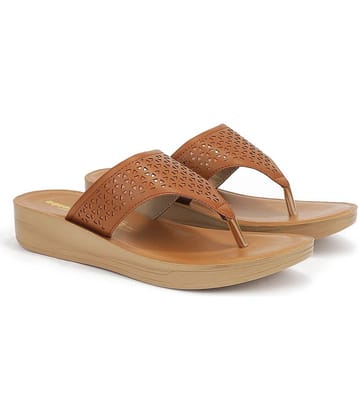 Aqualite Beige Women's Slide Flip Flop