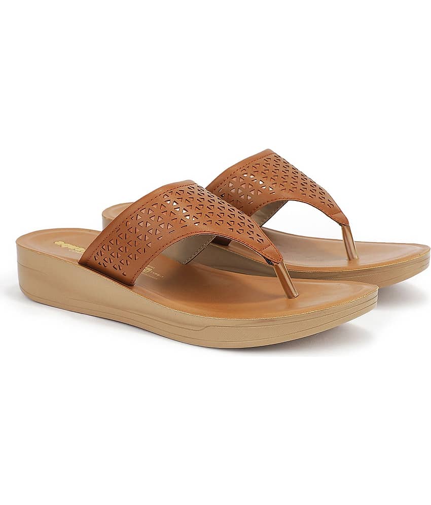 Aqualite Beige Women's Slide Flip Flop