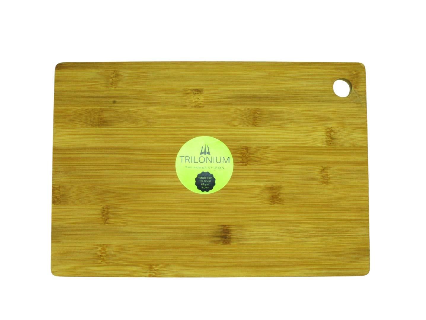 Trilonium Bamboo Chopping | Cutting Board (13 X 9 Inches)