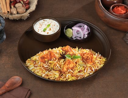 Shahi Paneer Biryani Thali