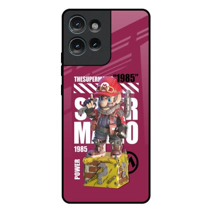 Gangster Hero Glass Case for Motorola Edge 50 5G