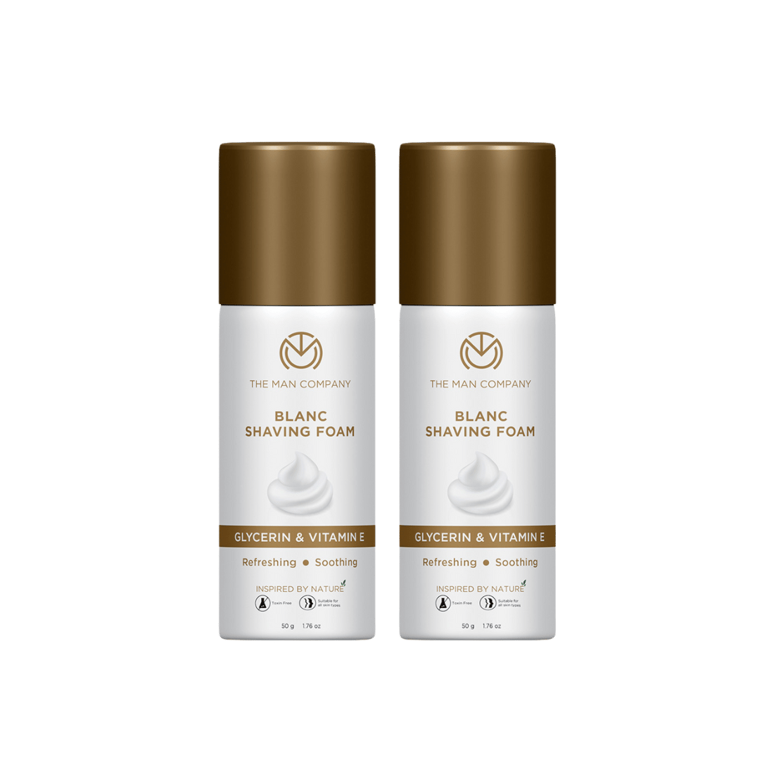 Blanc Shaving Foam | Pack of 2 (50g)