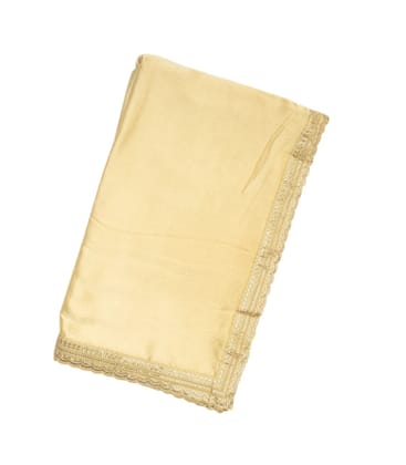 Taupe Woven Viscose Saree With Embroidered Motifs-Taupe