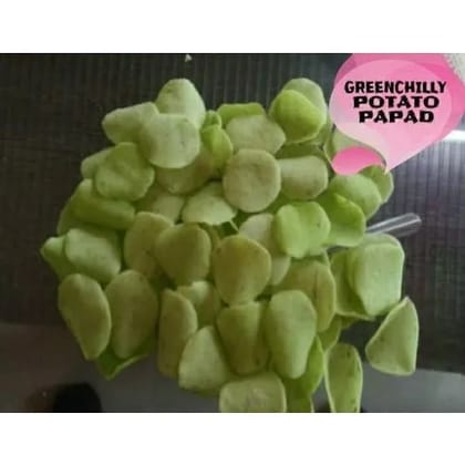 Green Chilli Potato Papad  1   KG