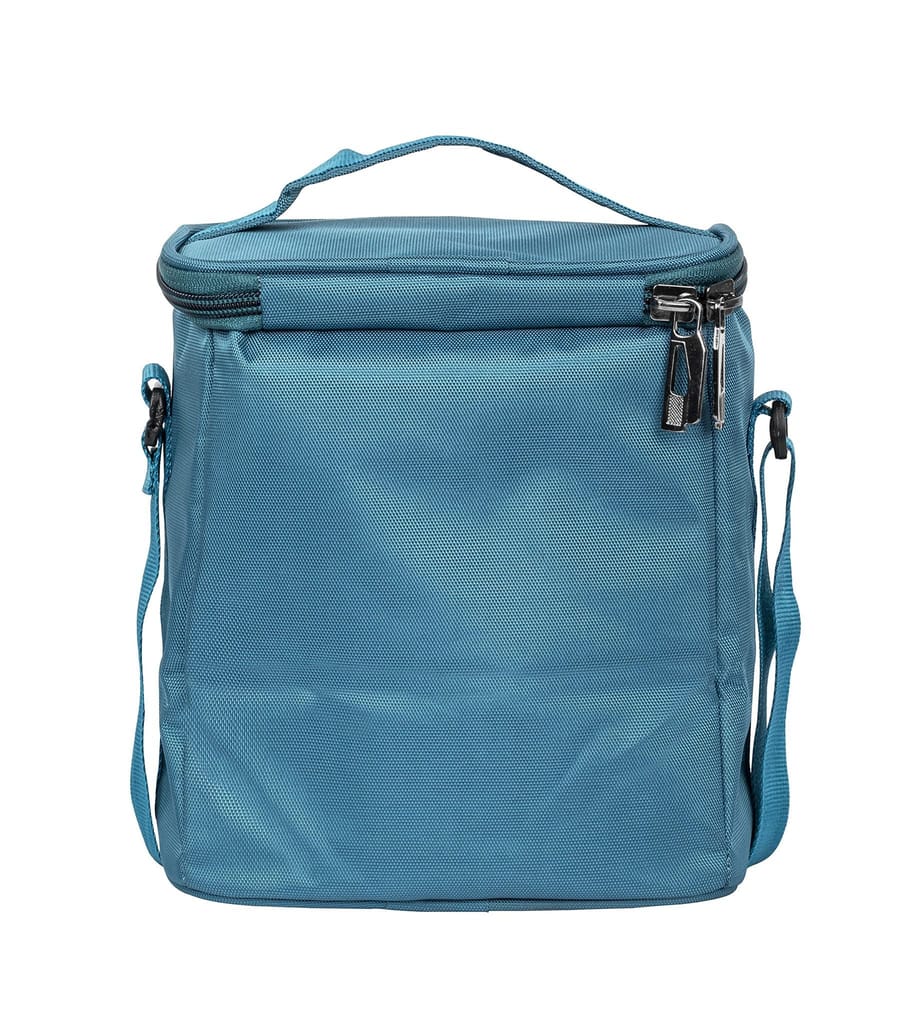 Femora Borosilicate Glass Microwave Safe Rectangle Container Multipurpose Lunch Box for Office, Blue, 400 ml (2 Container)