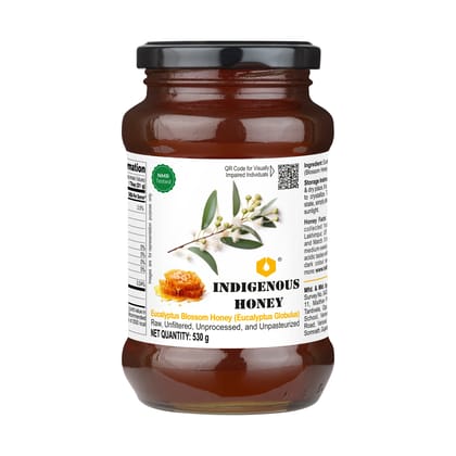 Raw Natural Eucalyptus Honey - Pure, Unfiltered, Direct From Beekeeper