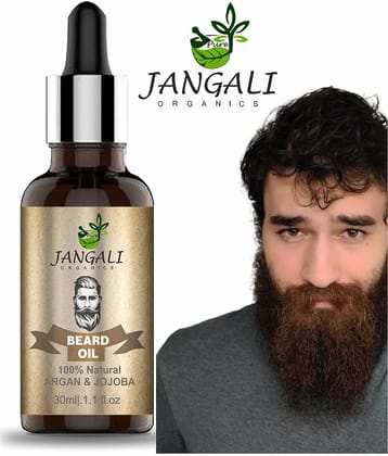 PURE JANGALI ORGANICS Beard Growth Oil- For Stimulating fast Beard Growth Hair Oil 30ML