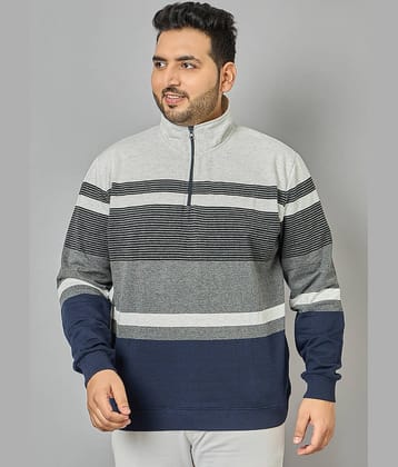 AUSTIVO Cotton Blend High Neck Men's Sweatshirt - Multicolor ( Pack of 1 )