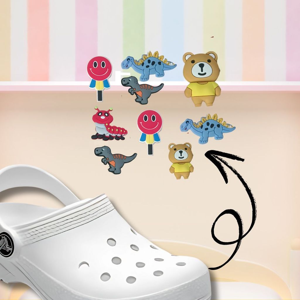 Jungle Animal Shoe Charms Set - 10 PC - Party and Festive Needs | Buy online on ZillyBuy