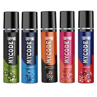 (Pack of 5) My Code Celebration Fragrance Body Spray