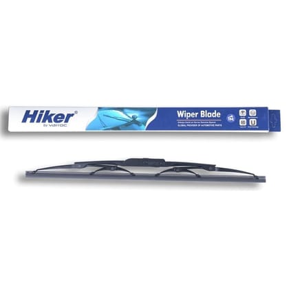 VARROC Wiper Blade 9 mm U Hook 406 mm 16 in | Smooth & Silent Cleaning | Works in All Weathers | Anti-Corrosion Frame | Size 16-Inch