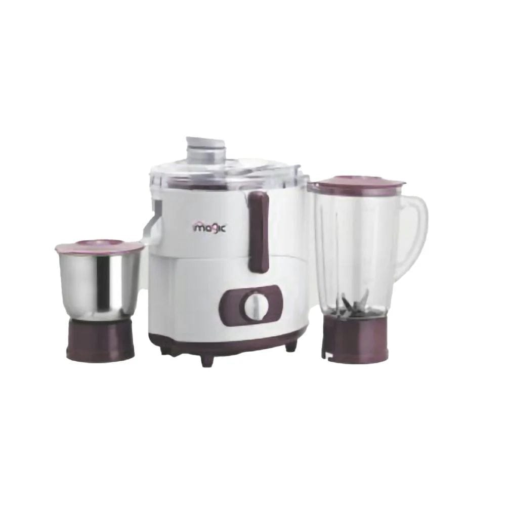 Magic Juicer Mixer Grinder Poly 500W (3 JAR) Magic Juicer Mixer Grinder Poly 500W (3 JAR) - White