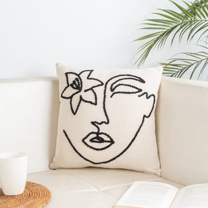 Portrait Perfection Cushion Cover-16"x16" / Single