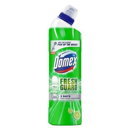 Domex Fresh Guard Lime Fresh Disinfectant Toilet Cleaner, 500 ml Domex Fresh Guard Lime Fresh Disinfectant Toilet Cleaner, 500 ml