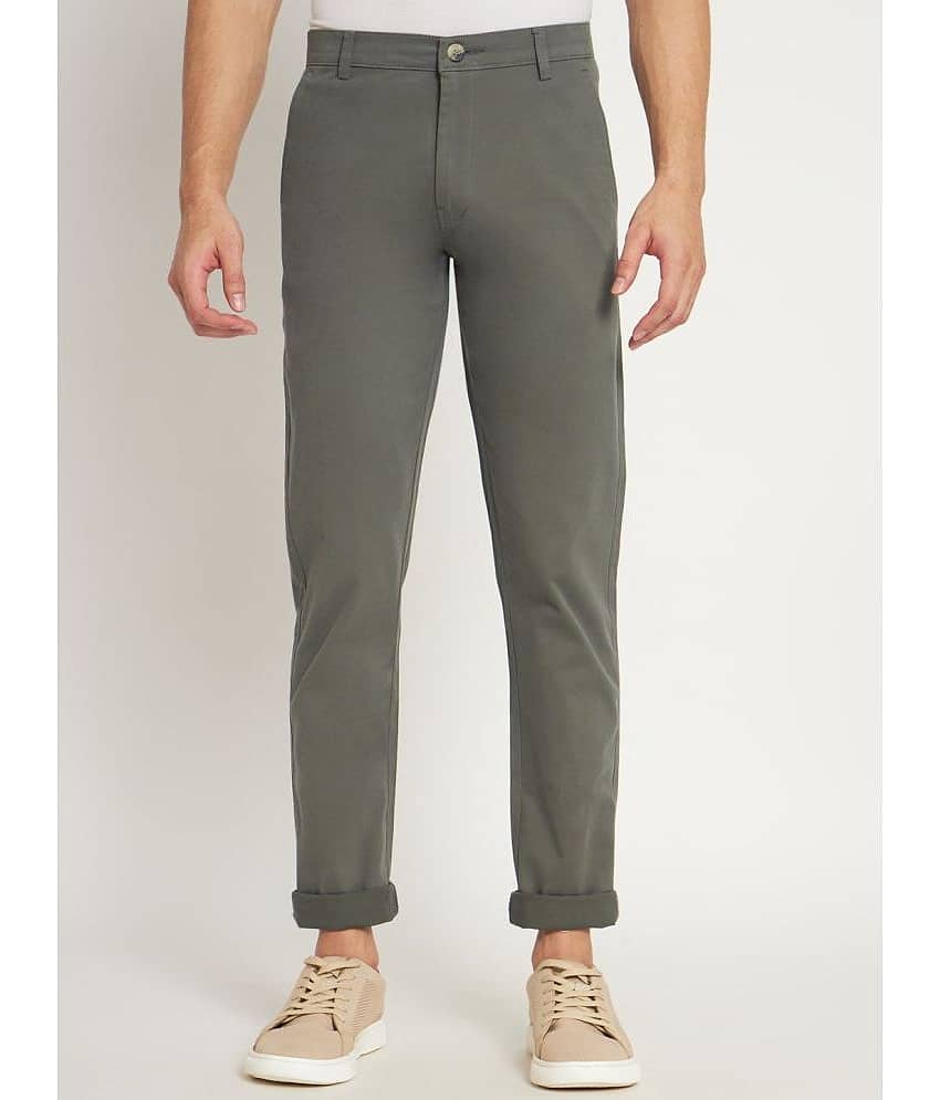 RAGZO Grey Slim Chinos ( Pack of 1 )