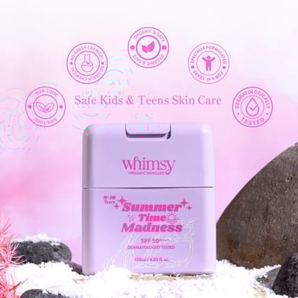 Whimsy Summer Time Madness Sunscreen 50+ - 120 ML (4-16 Years)