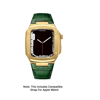 Pandora - Luxury Stainless Steel Case & Genuine Leather Strap - GG