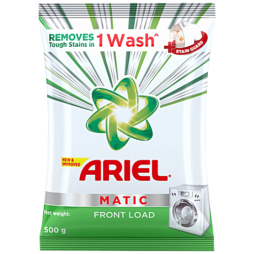 Ariel Washing Detergent Powder - Matic Front Load, 500 g