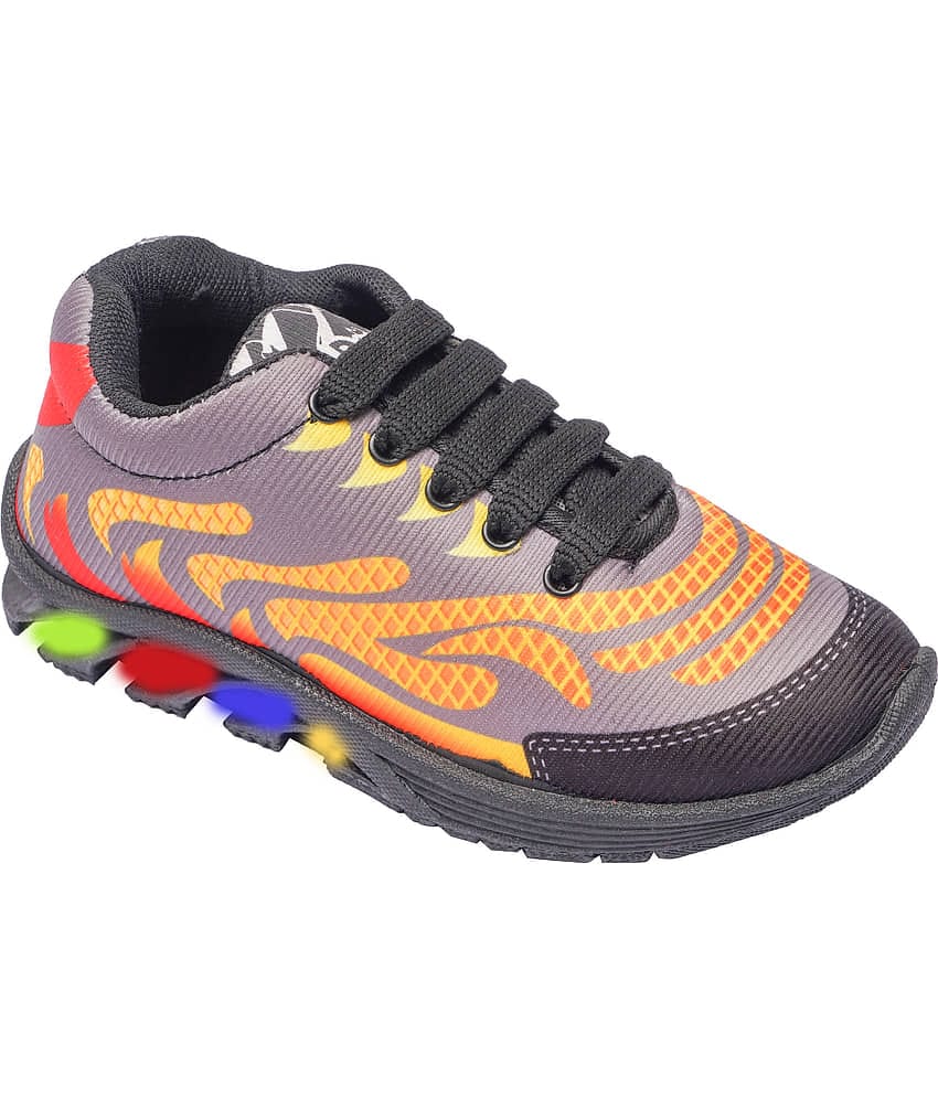 BUNNIES Baby Boys And Girls LED Leight Indian Walking Shoes (5 Years to 13 Years)