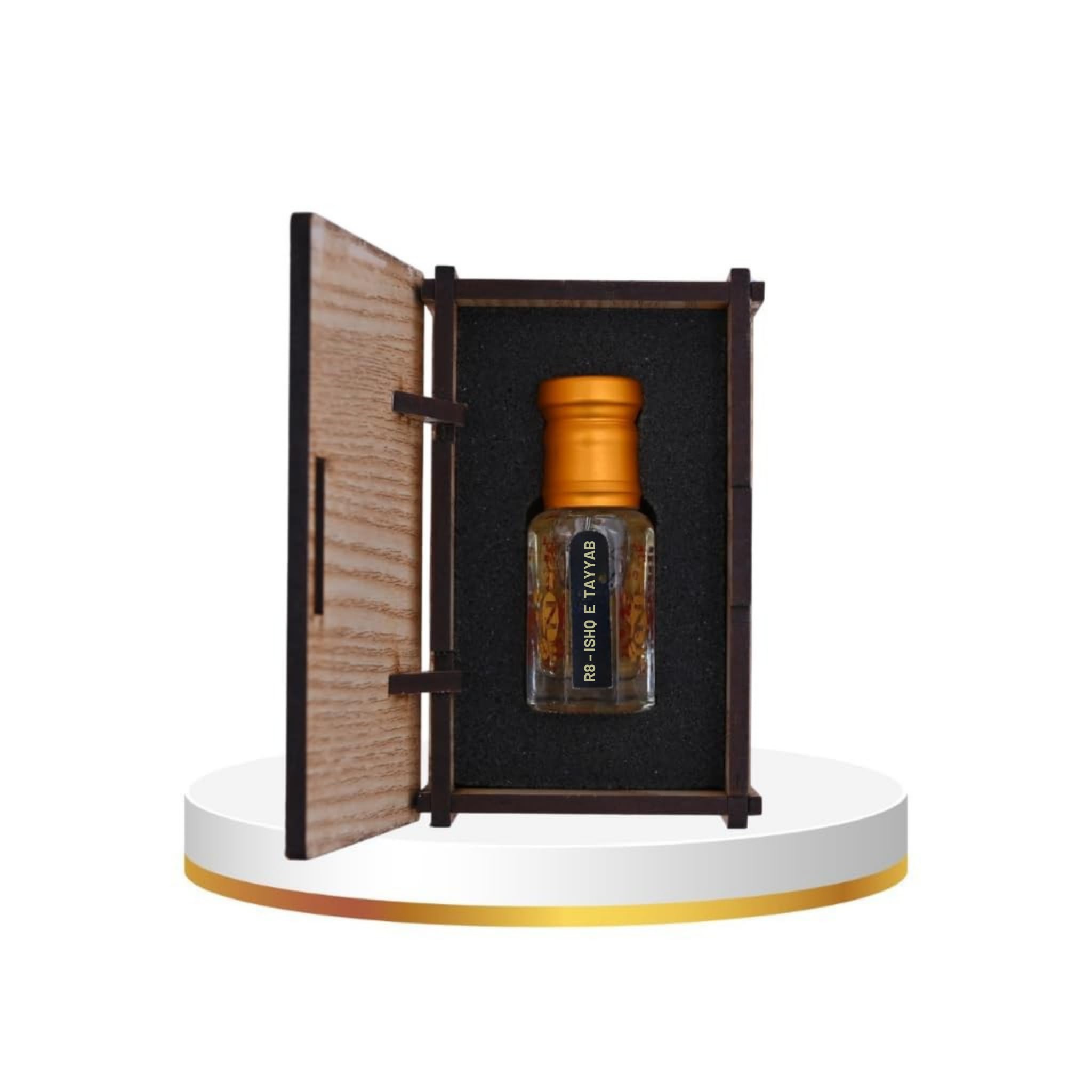 alNaqi Ishq-e-Tayyab 6ml - Authentic Arabian Attar for Men and Women, Long Lasting Floral Woody Fragrance, Alcohol Free Unisex Perfume Oil