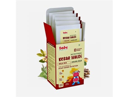 BabyOrgano Nutriverse Kesar Haldi Trial Pack 7g x 5 Sachets.