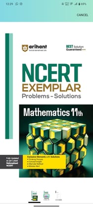 Arihant NCERT Exemplar Problems Solutions Mathematics class 11th Paperback – Import, 2 March 2023
