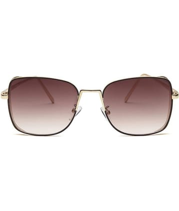 YourSpex - Brown Square Sunglasses Pack of 1