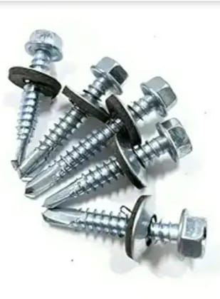 Adison Dry Wall Screws With Nut Washer 20 Mm Screw Pack Of 100 Pcs Sharp End Adison Dry Wall Screws With Nut Washer 20 Mm Screw Pack Of 100 Pcs Sharp End