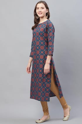 Women Cotton Printed Simple Daily Wear Kurti VCK1552 Women Cotton Printed Simple Daily Wear Kurti VCK1552