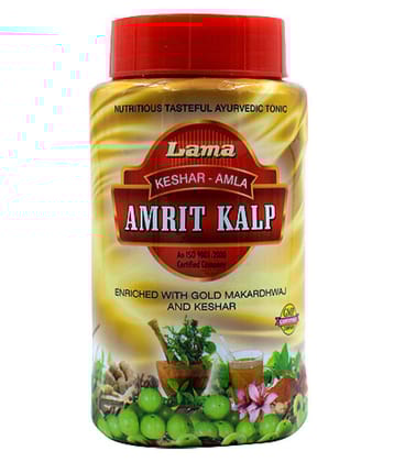 lama Amrit Kalp- with Gold and Keshar Paste 500 gm Pack Of 1
