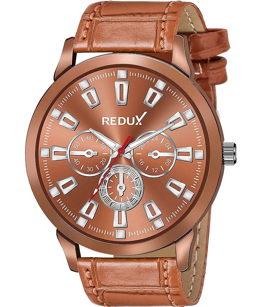 Redux RWS0382S Brown Dial Leather Analog Men's Watch