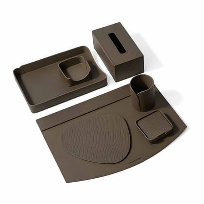 Sterling Desktop Set Taupe-Taupe